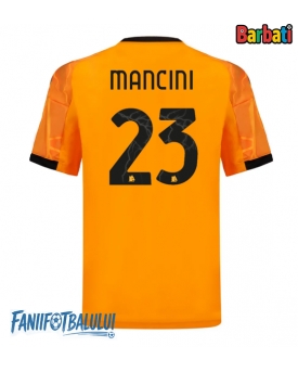 AS Roma Gianluca Mancini #23 Tricou Fotbal Replică 2025-26 Barbati Deplasare